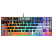 ACER eMachines, EAK216, Siyah, USB Kablolu, Rainbow Backlight, Membran Renkli Tuşlar, Türkçe Q, 90 Tuşlu, Gaming Klavye