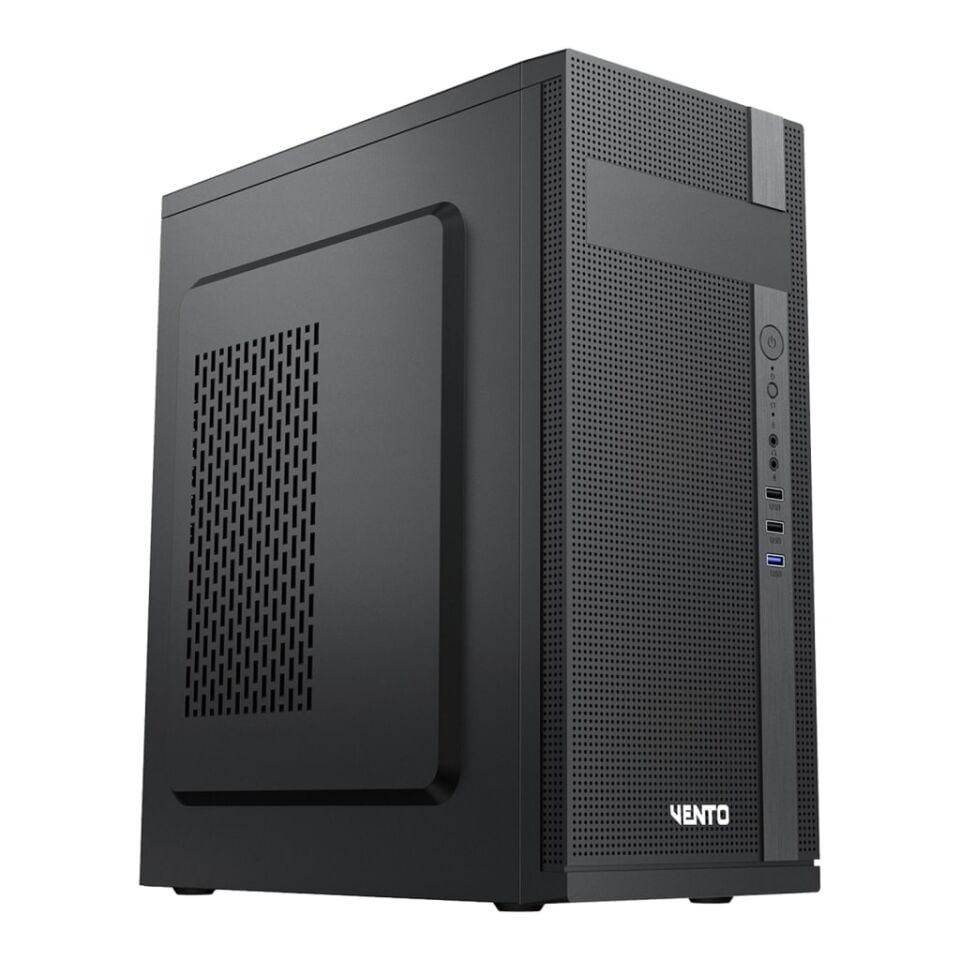 VENTO VS115F 350W 1x8CM FAN ATX 1xUSB2.0/1xUSB3.0 SİYAH KASA