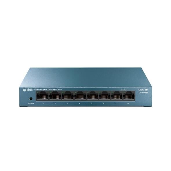 TP-LINK LS108G 8 port Gbit Desktop Yönetilemez Çelik Kasa Switch