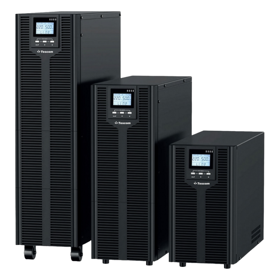 TESCOM Teos+ 15 KVA Online 3F/1F UPS (900960165) (20x7A Akü)