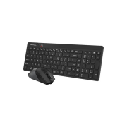 A4 TECH FG2400 AIR2 Siyah, FSTYLER, 2.4Ghz Mini Kablosuz, Türkçe Q, SESSİZ Klavye Mouse Set