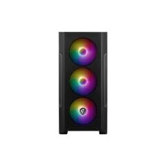MSI MAG FORGE M100A AKRİLİK YAN PANEL 3X120MM 1X120MM ARGB FAN PSU YOK MATX GAMING KASA