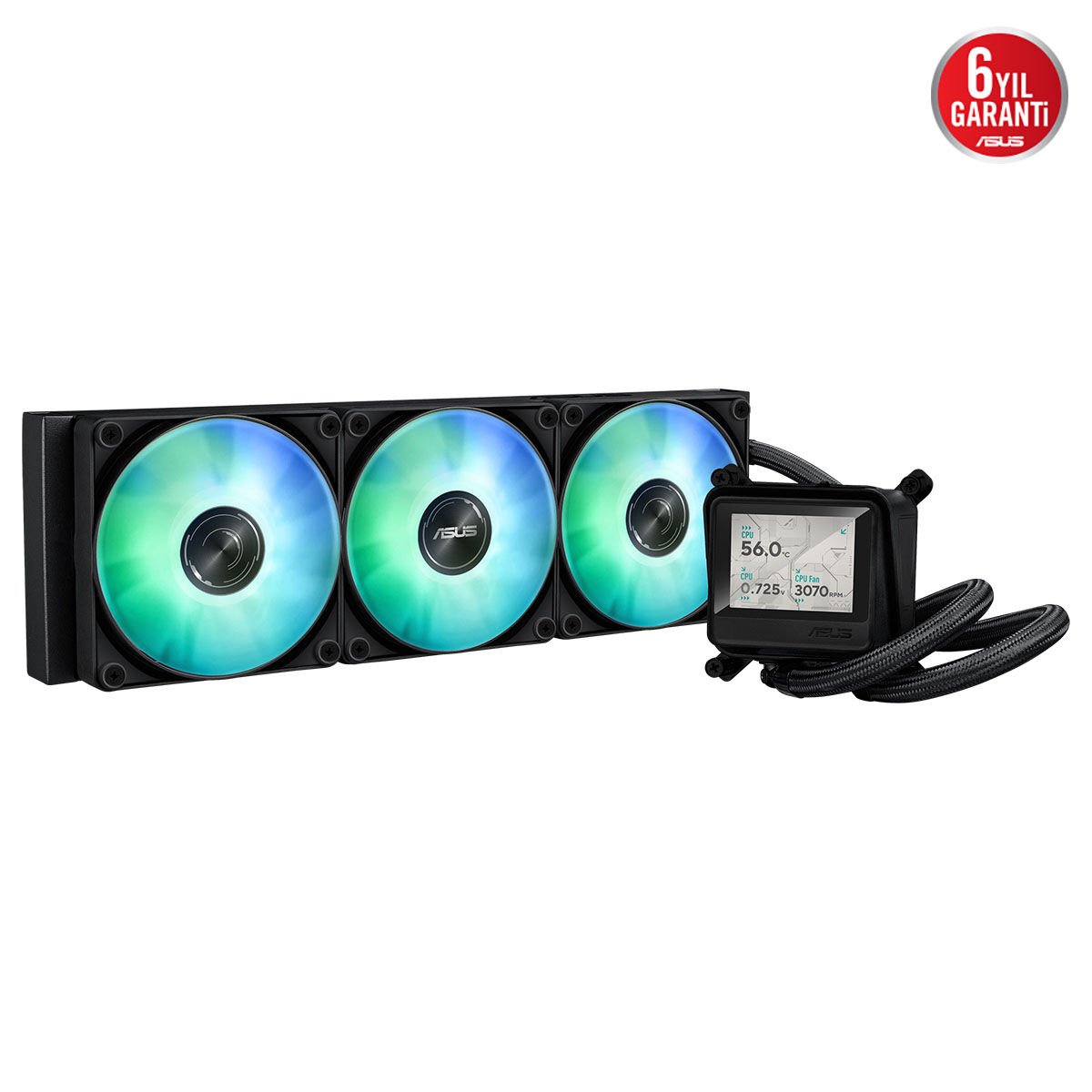 ASUS MAX GAMING LC 360 ARGB LCD SIVI SOGUTMA