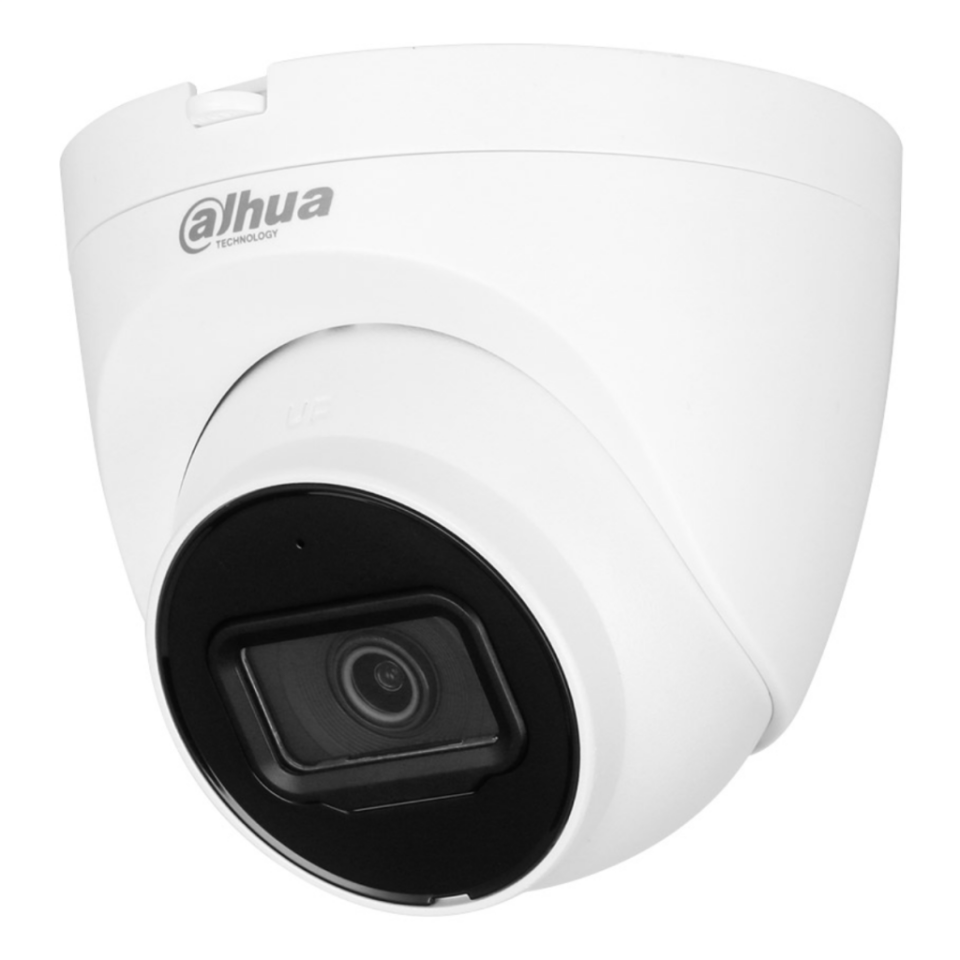 DAHUA IPC-HDW2441T-S-0280B, 4Mpix, 2,8mm Lens, Starlight, H265+,  30Mt Gece Görüşü,  IP67,  Dahili Mikrofon, PoE Dome IP Kamera
