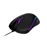 GAMDIAS AURA GS3, Çok Renkli Aydınlatma,  USB Kablolu, 6 Tuşlu, Gaming Mouse, 3.600 DPI, Siyah