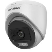 HIKVISION DS-2CE70DF0T-LPFS 2MP 2.8mm Sesli Colorvu Dome Smart Hybrid Light HD-TVI Güvenlik Kamerası