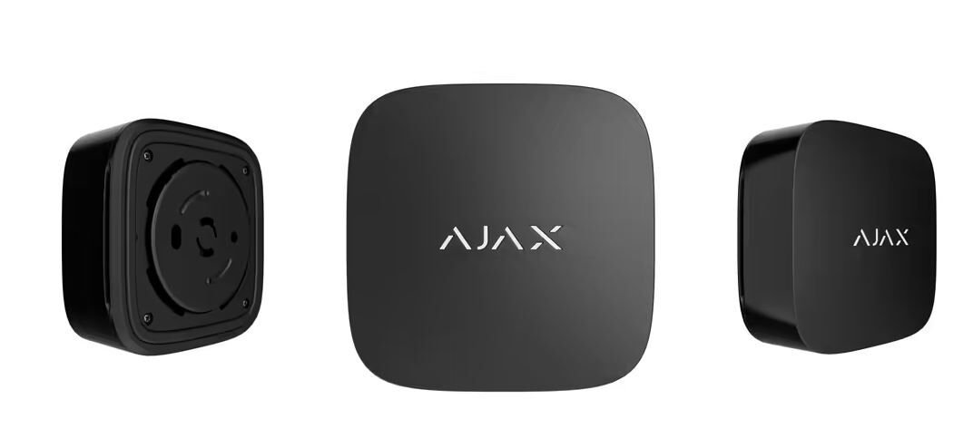 AJAX LifeQuality SİYAH Akıllı Hava Kalitesi Ölçer (Karbon, Sıcaklık ve Nem)