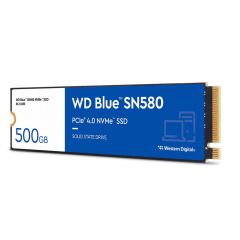 WD Blue SN580, WDS500G3B0E, 500GB, 4000/3600, Gen4, NVMe PCIe M.2 2280,  SSD