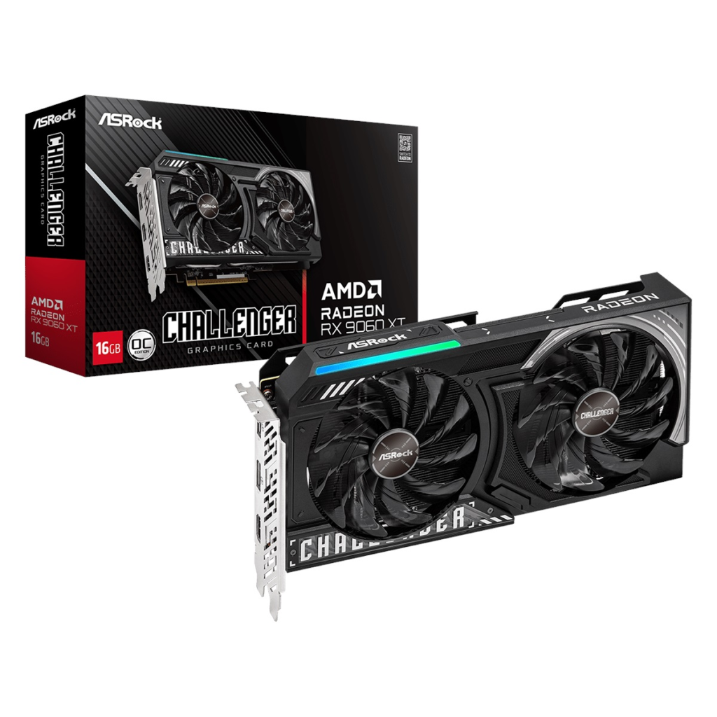 ASROCK Challenger OC, 90-GA5QZZ-00UANF, RX9060XT 16Gb, GDDR6, 128Bit, 2xDP, 1xHDMI Ekran Kartı