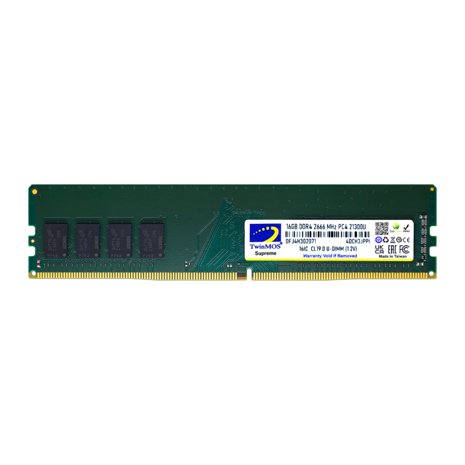 TwinMOS MDD416GB2666DWO, 16GB, DDR4, 2666MHz, 1.2V Desktop Ram