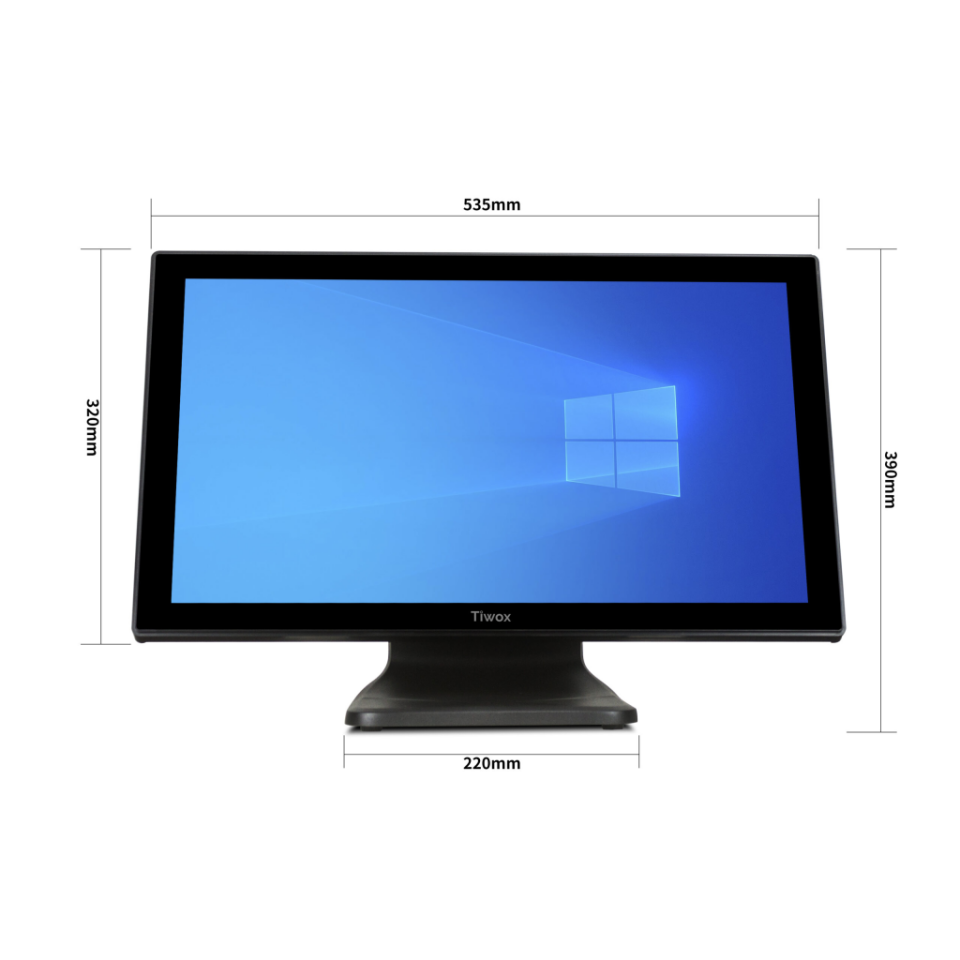 Tiwox TP-3150+, Intel i7 5.Nesil, 21.5" Ekran,  8GB Ram, 128GB SSD, Endüstriyel, Dokunmatik Pos PC