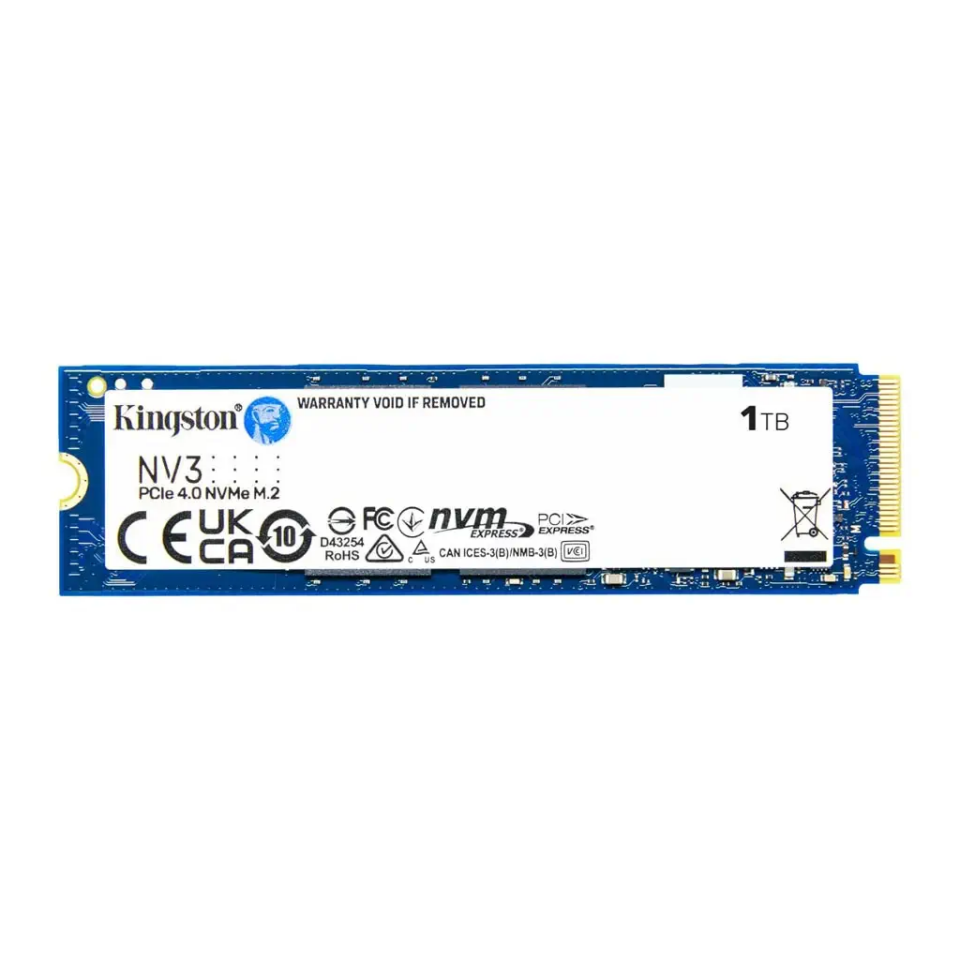 KINGSTON SNV3S/1000G, NV3, 1TB, 6000/4000, Gen4, NVME PCIe M.2 2280, SSD