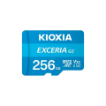 KIOXIA 256GB ExceriaG2, LMEX1L256GG2, U1 V30 4K,  CL10, 100Mb/s, MicroSD Kart Bellek (SD Adaptörlü)