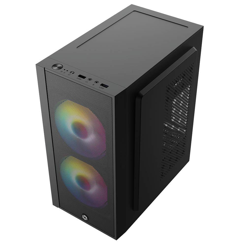 FRISBY FC-8970G 300W Siyah Gaming Kasa Mini Tower M-ATX Kasa