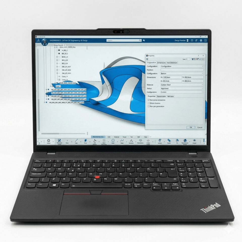 LENOVO THINKPAD P16S G4 21QV000ATX ULTRA 7 255H 16GB 512GB NVME SSD 6GB RTX PRO 500 16'' WIN11PRO MOBILE WS