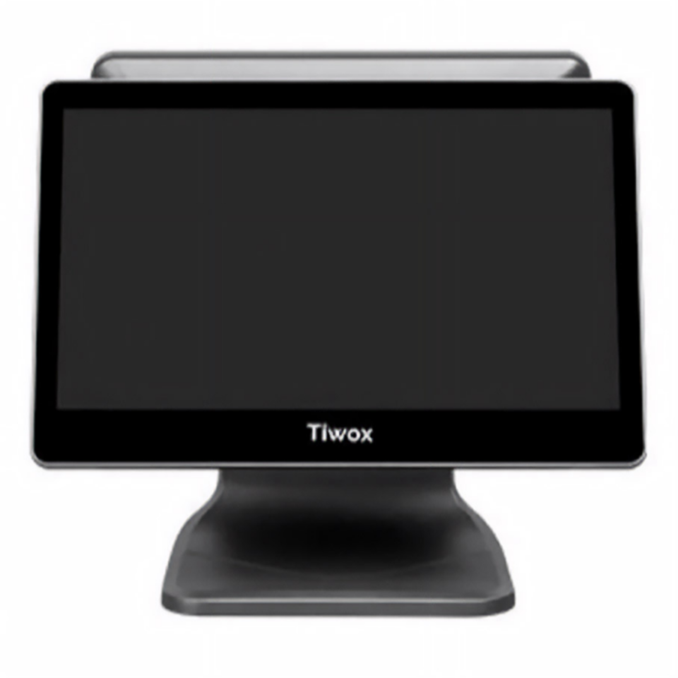 Tiwox TP-9500-D, Intel i5 5.Nesil, 15.6" Ekran,  8GB Ram, 128GB SSD, Endüstriyel, Dokunmatik Pos PC (çift ekran)