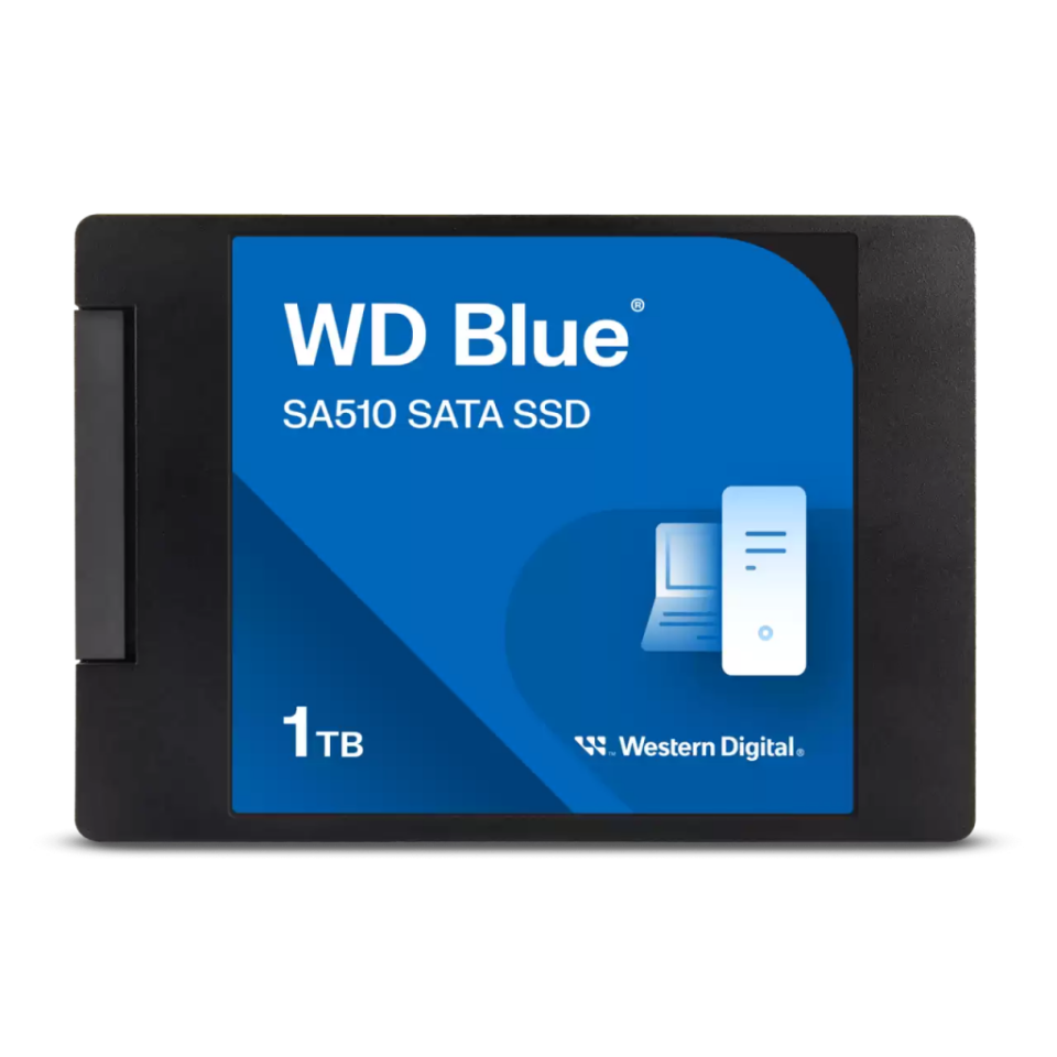 WD Blue SA510, WDS100T3B0A, 1TB, 560/510, 3D NAND, 2,5" SATA, SSD
