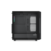 SAMA S40BK Black, H700BK 700W, 80 PLUS, Tempered Glass Panel, Mesh Ön Panel, Type-C, 4x120mm ARGB Fan, ATX, GAMING KASA