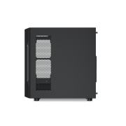 SAMA S40BK Black, H700BK 700W, 80 PLUS, Tempered Glass Panel, Mesh Ön Panel, Type-C, 4x120mm ARGB Fan, ATX, GAMING KASA