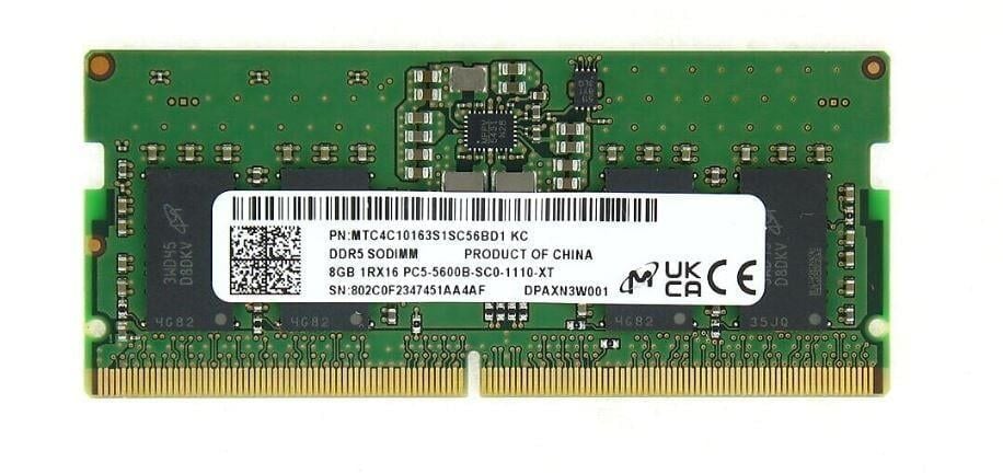 MICRON MTC4C10163SC56BD1 8GB DDR5 5600MHz Notebook Bellek Bulk