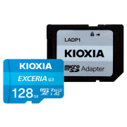 KIOXIA 128GB ExceriaG2, LMEX3L128GG2, A2 V30 4K, CL10, 160Mb/s, MicroSD Kart Bellek (SD Adaptörlü)