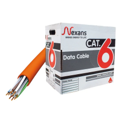 NEXANS NEX1611TFA, TURUNCU, CAT6, 305M, 23AWG (0,58mm), UTP, %100 Bakır, LSZH Halogen Free, Kablo
