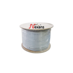 NEXANS NEX1611TO5, GRİ, CAT6, 500M, 23AWG (0,58mm), UTP, %100 Bakır, LSZH Halogen Free, Makara, Kablo