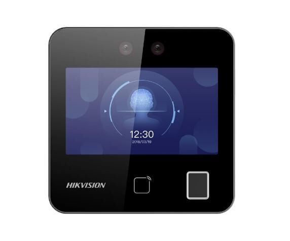 HIKVISION DS-K1T343MFWX-V2 4.3'' DOKUNMATİK EKRAN (KART / PARMAK İZİ / YÜZ TANIMA) BAĞIMSIZ  KONTROL ÜNİTESİ