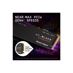 WD Black SN850X, WDS100T2X0E, 1TB, 7300/6300, Gen4,  NVMe PCIe M.2 2280,  SSD