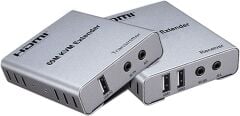 İNOX-1160 KVM HDMI+USB EXTENDER 60 METRE