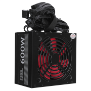 EVEREST EPS-600A, Peak 600W, 12cm Fan, ATX, Aktif PFC, GAMING Power Supply (PSU) Bulk