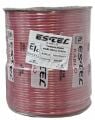 ESTEL YANGIN KABLOSU CCA 2x2x0,80+0.50 KIRMIZI(PVC) 250MT