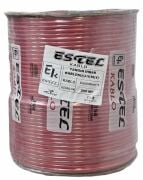 ESTEL YANGIN KABLOSU CCA 2x2x0,80+0.50 KIRMIZI(PVC) 250MT