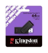 KINGSTON DTXS/64GB DataTraveler Exodia 64GB USB 3.2 Siyah USB Bellek