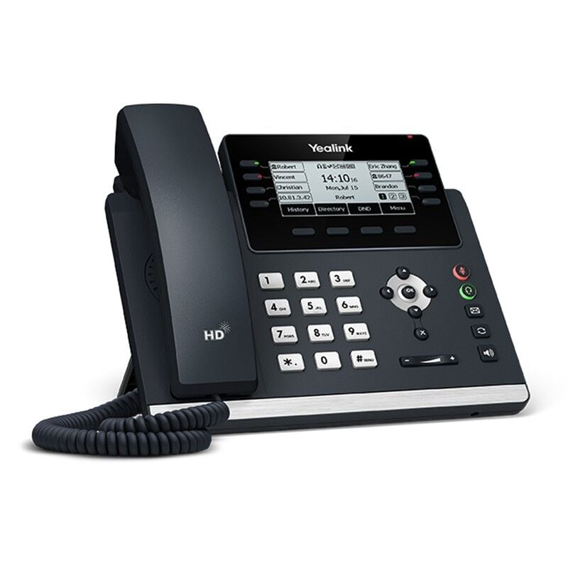 YEALINK SIP- T43U 3.7 INC EKRAN HD SES DUAL USB PORT GÜRÜLTÜ ENGELLEME POE DESTEKLİ MASAÜSTÜ TELEFON