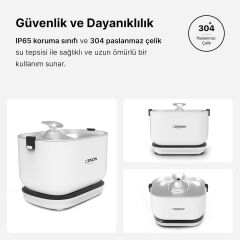 XENON SMART X8652 BATARYALI CELIK SU PINARI