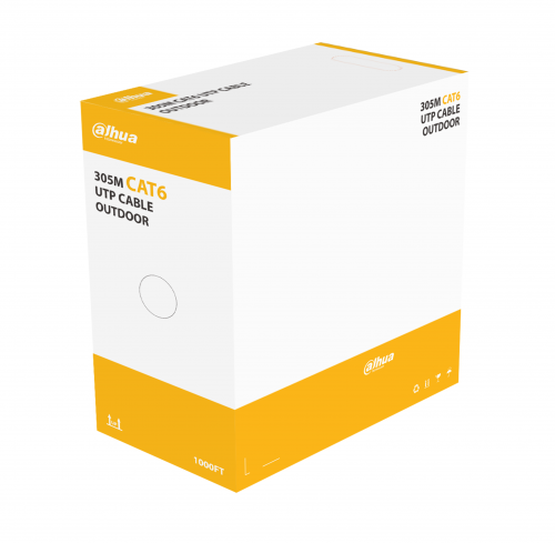 DAHUA DH-PFM920-6UN CAT6 Kablo Full Bakır (PE) Dış Ortam (305Mt)
