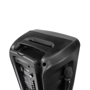 MICROLAB M63, 120W, Taşınabilir, BT/USB/AUX/TF/TWS, RGB Işıklı, xxxxxx mAh Batarya, 2adet UHF Mikrofon, Karaoke/Parti, Bluetooth Speaker,