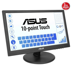 ASUS VT168HR 15.6" 5ms, 60Hz, Dokunmatik, HDMI, D-Sub, Düşük Mavi Işık, FreeSync, TN Panel Monitör