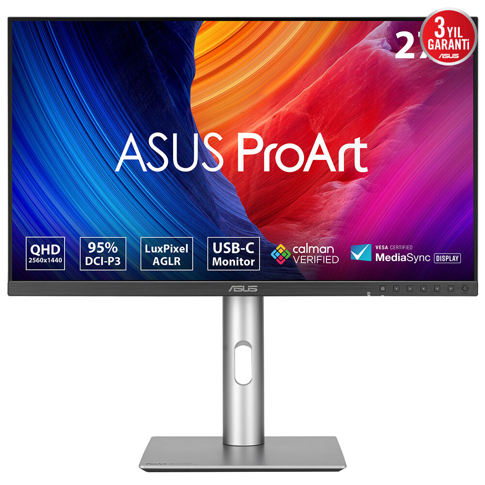 ASUS PROART PA278CFRV 27'' 5MS 2K 2560x1440 DP/HDMI/DVI VESA MM LED MONITOR