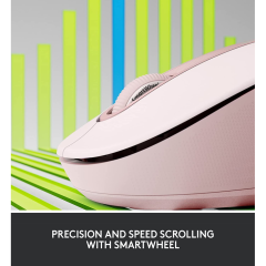 LOGITECH 910-006254, M650 Signature, Rose, Sağ El, USB Nano 2,4G Kablosuz, 4000dpi, Optik, 5 Tuşlu, 24ay Pil Ömrü, Sessiz Mouse