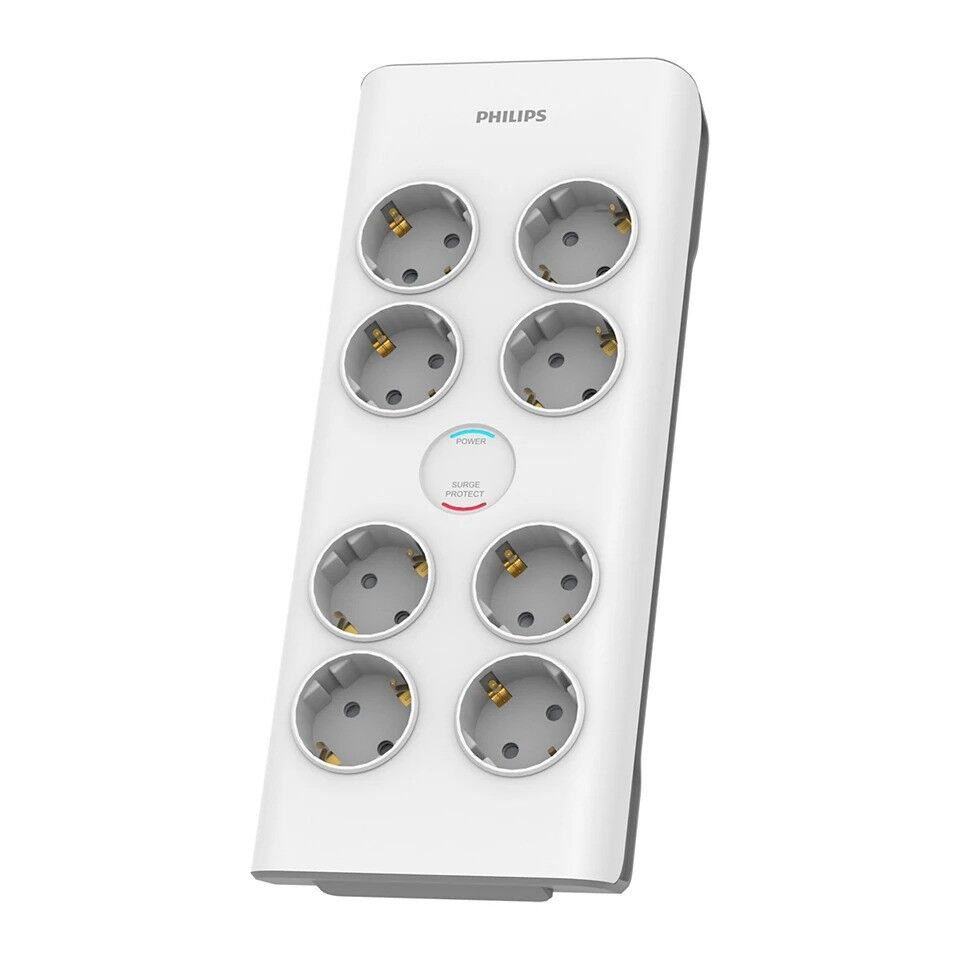 PHILIPS SPN7080WA/62 900J 8'Lİ / 2M AKIM KORUMALI PRİZ