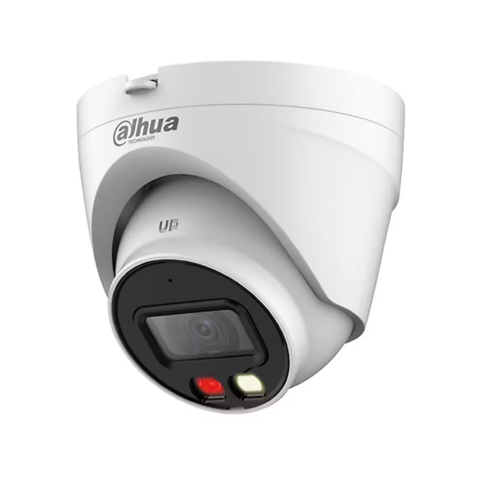 DAHUA IPC-HDW1439V-SA-IL 4Mpix, 2,8mm Lens, Entry Smart Dual Light Fixed-Focal Eyeball, H265+,  30Mt Gece Görüşü,  IP67, Mikrofonlu, PoE Dome IP Kamera