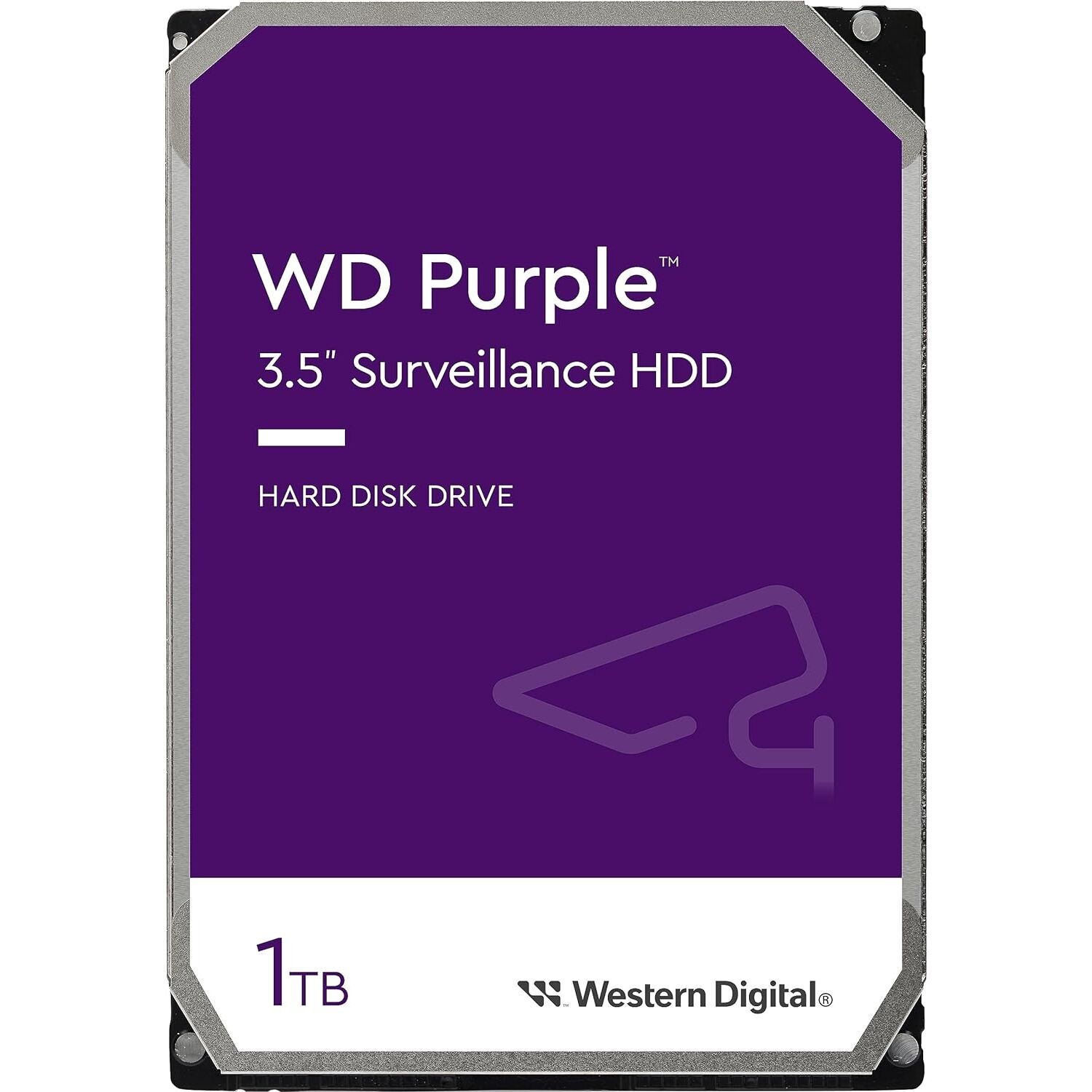 1TB 3.5 WD SATA 64MB PURPLE WD10PURZ 7/24 ( 3 Yıl Garanti )