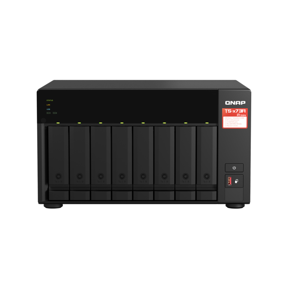 QNAP TurboNAS TS-873A 8Gb Ram 8xYuvalı Tower NAS