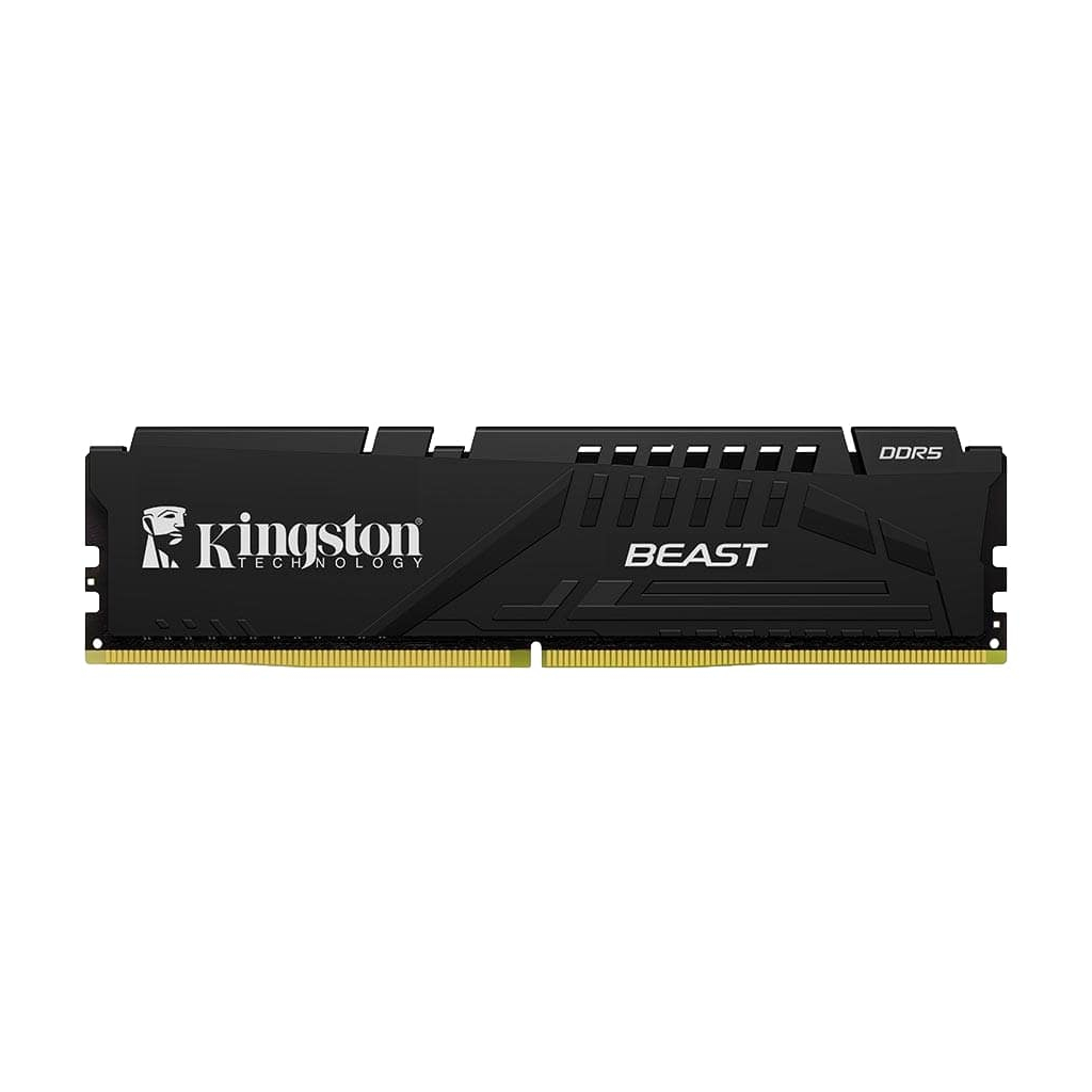 KINGSTON Beast, KF560C30BBE-32TR, 32Gb, 6000Mhz, DDR5, CL30, Desktop Gaming RAM (Soğutuculu)