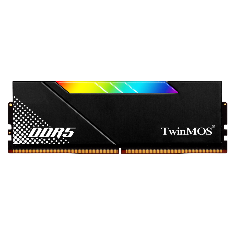TwinMOS TMD516GB6000URGB36B, VoltX, 16GB,  DDR5, 6000MHz, CL36, 1.35V, RGB, Desktop Ram (Soğutuculu)