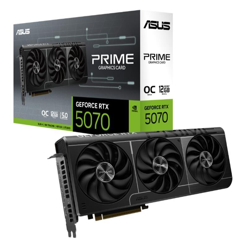 ASUS GEFORCE PRIME-RTX5070-O12G 12GB GDDR7 192BIT 1XHDMI 3XDP EKRAN KARTI