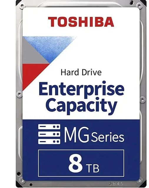 TOSHIBA MG10ADA800E MG Series 3.5'' 8TB 7200rpm 512MB SATA Enterprise 7/24 Harddisk