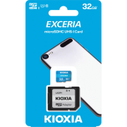 KIOXIA 32GB Exceria, LMEX1L032GG2, UHS-1,  CL10, 100Mb/s, MicroSD Kart Bellek (SD Adaptörlü)